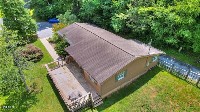 542 Sigman Hollow Rd, Bluff City, TN 37618 - aerial view of property and surrounding area