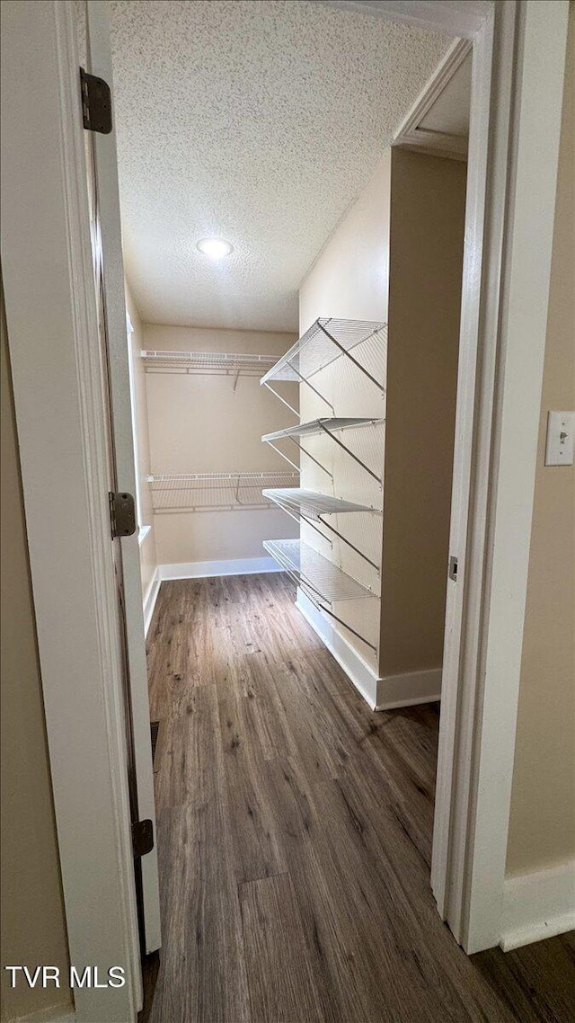 542 Sigman Hollow Rd, Bluff City, TN 37618 - spacious closet featuring wood finished floors