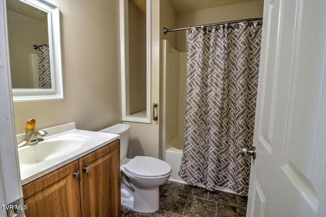 542 Sigman Hollow Rd, Bluff City, TN 37618 - bathroom with vanity and shower / tub combo