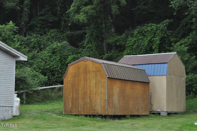 7125 Indian Creek Rd, Wise, VA 24293 - view of shed with a wooded view