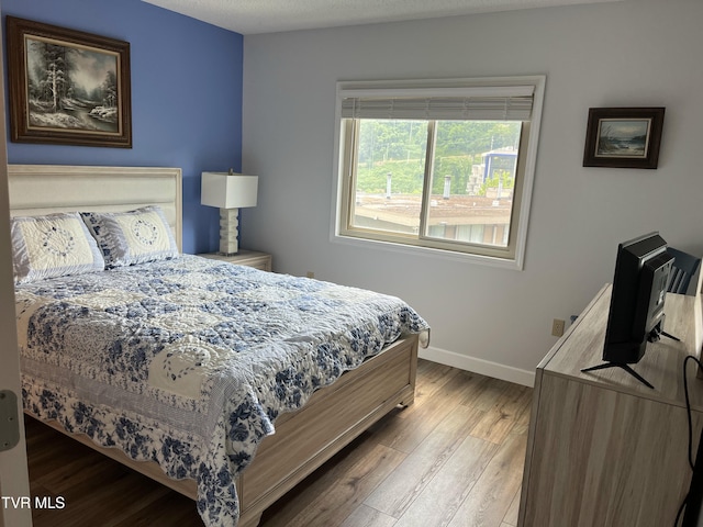 102 Baskins Creek Byp Unit 209, Gatlinburg, TN 37738 - bedroom featuring light wood-style floors and baseboards