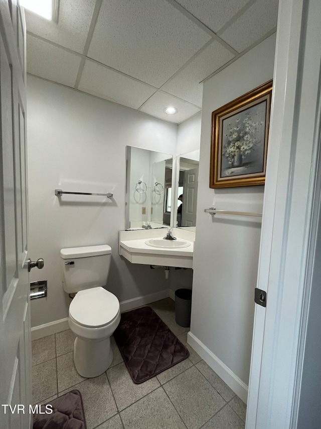 102 Baskins Creek Byp Unit 209, Gatlinburg, TN 37738 - bathroom featuring a paneled ceiling and recessed lighting