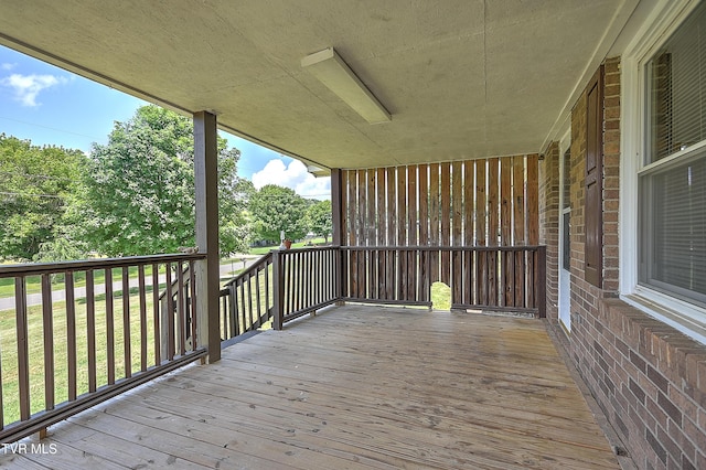 8822 Rich Valley Rd, Bristol, VA 24202 - wooden deck with a lawn