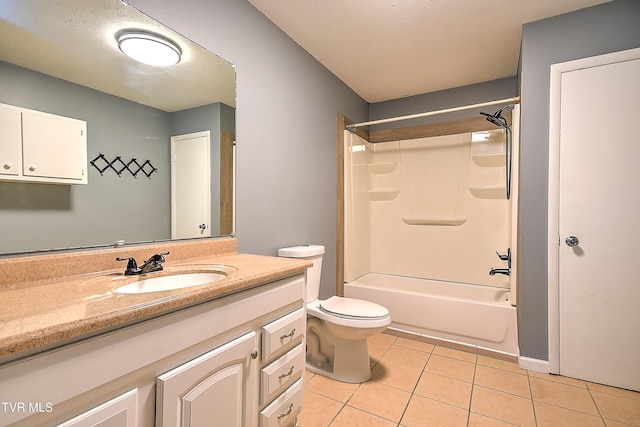 8822 Rich Valley Rd, Bristol, VA 24202 - full bath with tile patterned floors, vanity, and shower / washtub combination