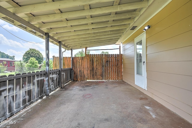 8822 Rich Valley Rd, Bristol, VA 24202 - view of patio / terrace with a carport