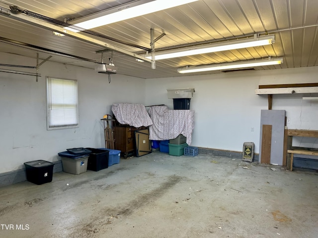 1277 Old Jonesboro Rd, Bristol, TN 37620 - garage with a garage door opener