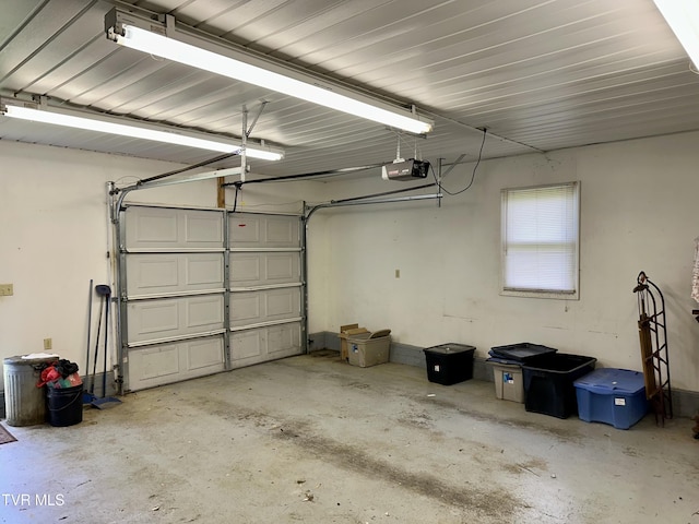 1277 Old Jonesboro Rd, Bristol, TN 37620 - garage featuring a garage door opener