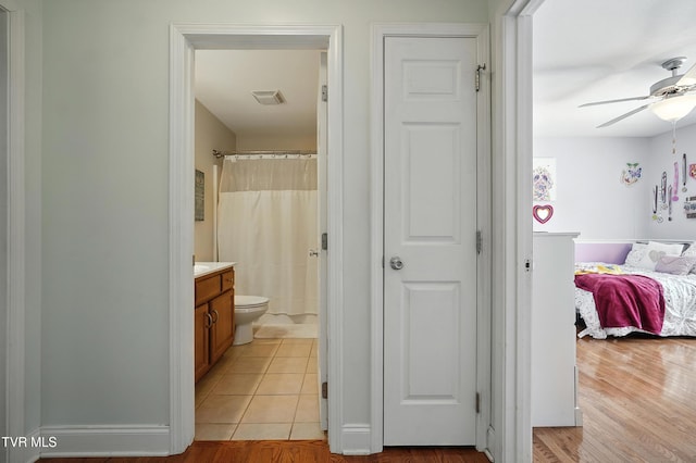 1014 Fox Meadow Cir, Bluff City, TN 37618 - hall featuring light tile patterned floors