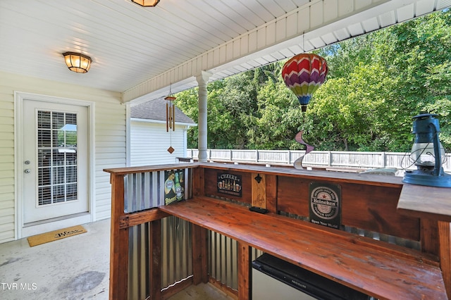 1014 Fox Meadow Cir, Bluff City, TN 37618 - view of wooden deck