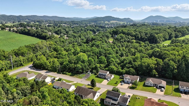 1014 Fox Meadow Cir, Bluff City, TN 37618 - bird's eye view of mountains and a heavily wooded area