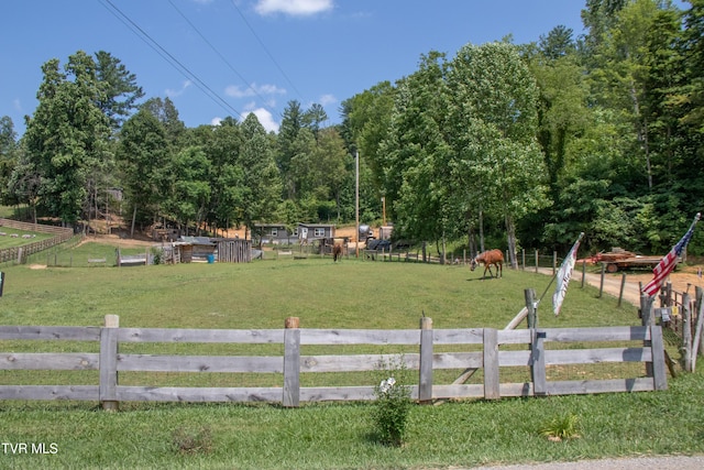 22720 Twin Oaks Rd, Abingdon, VA 24211 - view of yard with a view of countryside