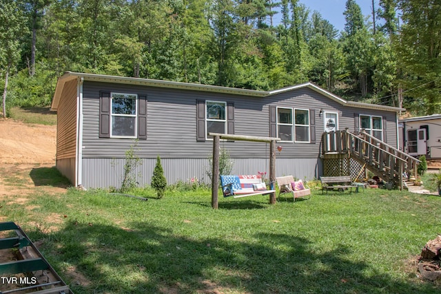 22720 Twin Oaks Rd, Abingdon, VA 24211 - view of front of house with a front lawn