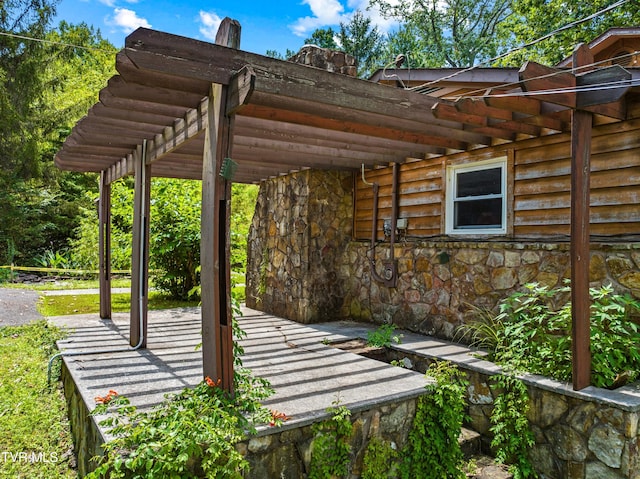285 Vanover Ln, Jacksboro, TN 37757 - view of patio