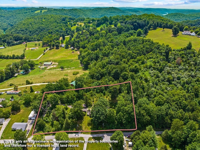 285 Vanover Ln, Jacksboro, TN 37757 - aerial view of property's location featuring property boundaries highlighted