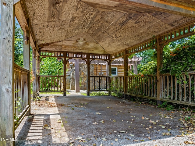 285 Vanover Ln, Jacksboro, TN 37757 - view of patio / terrace with a gazebo
