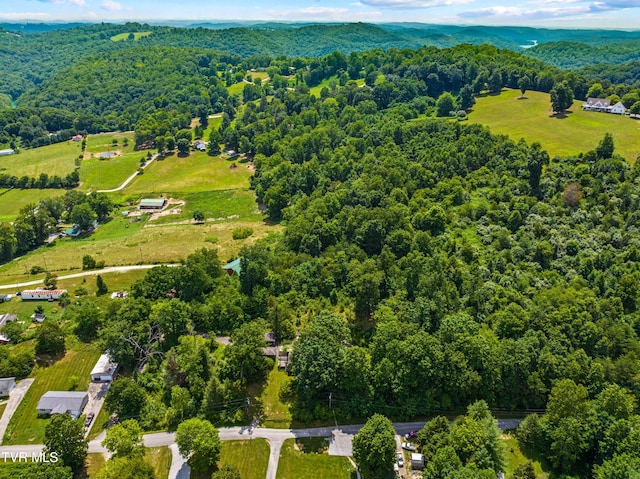 285 Vanover Ln, Jacksboro, TN 37757 - drone / aerial view of a heavily wooded area