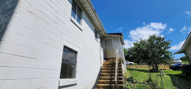 159 Millard St, Bristol, VA 24201 - view of side of home with stairway