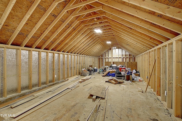 216 3rd St, Erwin, TN 37650 - view of unfinished attic