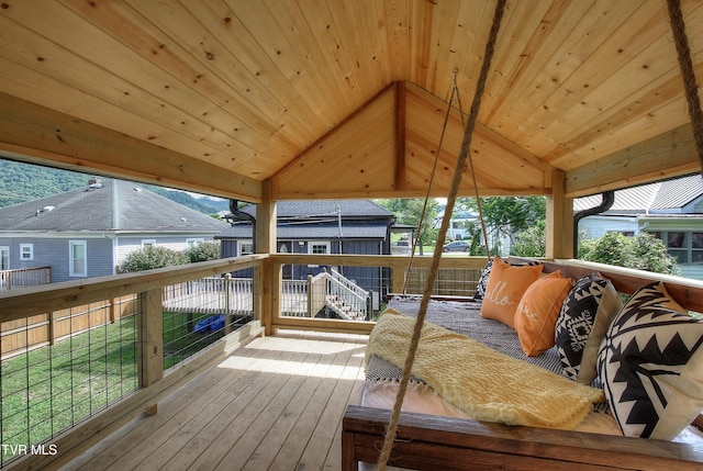 216 3rd St, Erwin, TN 37650 - view of deck
