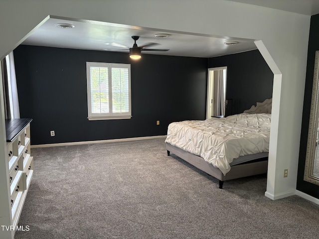 110 Galway Rd, Bristol, TN 37620 - carpeted bedroom with baseboards and ceiling fan
