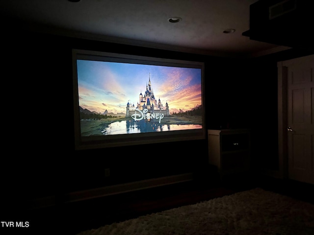 110 Galway Rd, Bristol, TN 37620 - cinema room with recessed lighting and baseboards