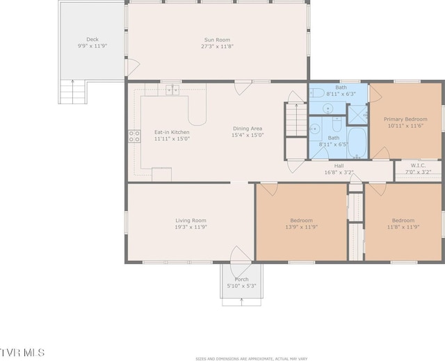 409 Brooklea Cir, Bluff City, TN 37618 - view of home floor plan