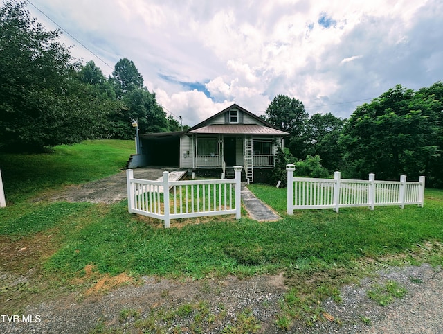 2005 Dc Caney Ridge Rd, Clintwood, VA 24228 - bungalow-style house featuring a porch and a metal roof