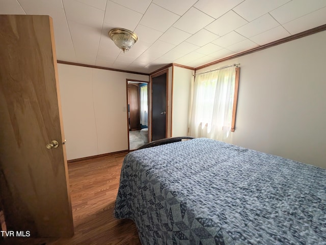 2005 Dc Caney Ridge Rd, Clintwood, VA 24228 - bedroom featuring ornamental molding and wood finished floors