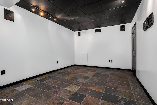 216 Mockingbird Pl, Jonesborough, TN 37659 - unfurnished room with stone finish floors and track lighting