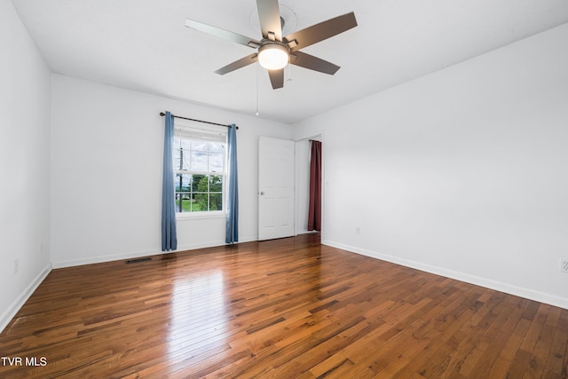 216 Mockingbird Pl, Jonesborough, TN 37659 - unfurnished room with wood finished floors and a ceiling fan
