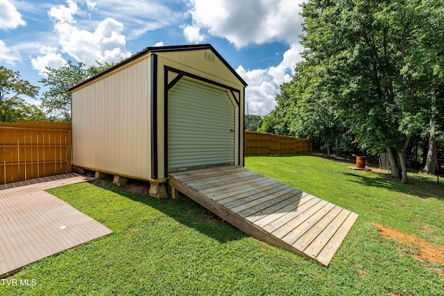 216 Mockingbird Pl, Jonesborough, TN 37659 - view of shed featuring a fenced backyard