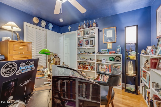 312 Timberlane Rd, Bristol, TN 37620 - bedroom featuring a closet, wood finished floors, and a ceiling fan