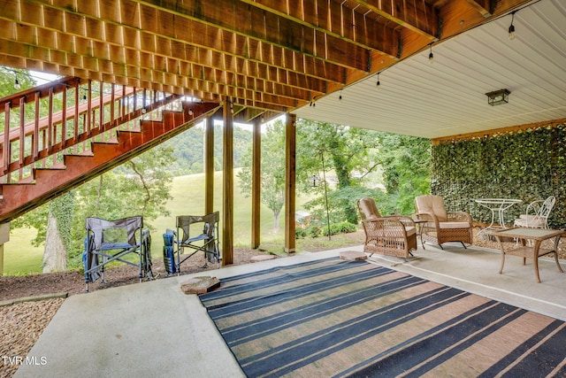 312 Timberlane Rd, Bristol, TN 37620 - view of patio with stairway