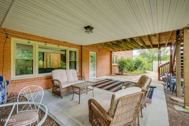 312 Timberlane Rd, Bristol, TN 37620 - view of patio / terrace featuring outdoor lounge area