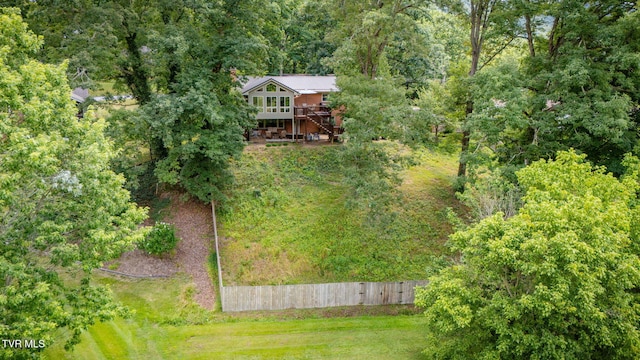 312 Timberlane Rd, Bristol, TN 37620 - view of subject property with a forest