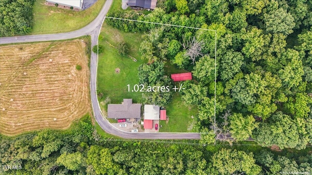 145 Oakwood Dr Way, Newport, TN 37821 - aerial overview of property's location featuring property parcel outlined