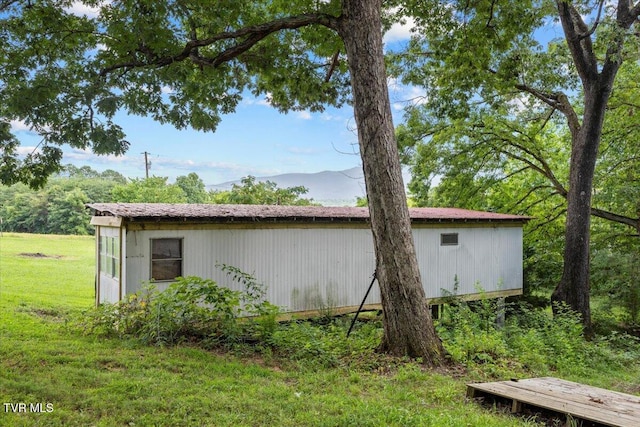 145 Oakwood Dr Way, Newport, TN 37821 - view of property exterior with a yard and a mountain view