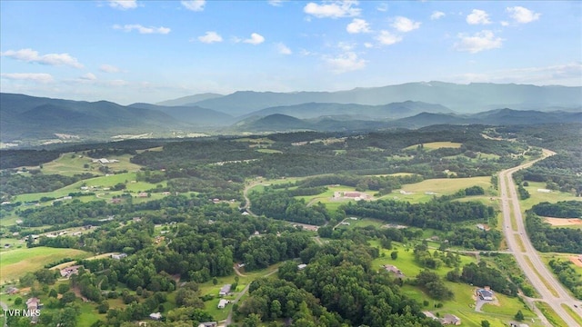 145 Oakwood Dr Way, Newport, TN 37821 - aerial view of property's location featuring a mountainous background