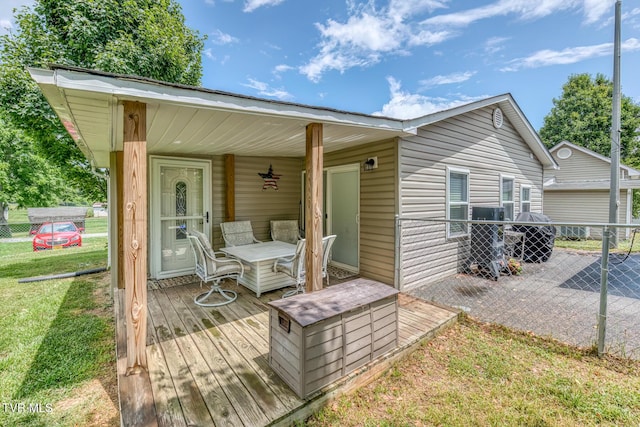 218 Kirkwood St, Glade Spring, VA 24340 - view of deck