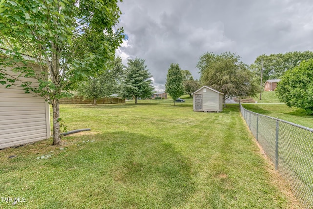 218 Kirkwood St, Glade Spring, VA 24340 - fenced backyard with a shed