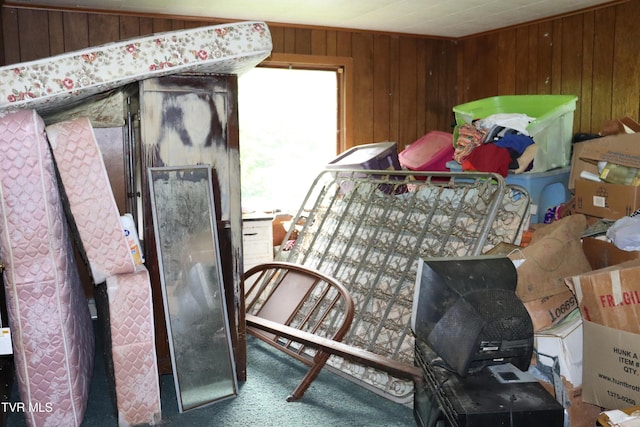 362 Rakes Ridge Rd, Birchleaf, VA 24220 - interior space featuring wooden walls