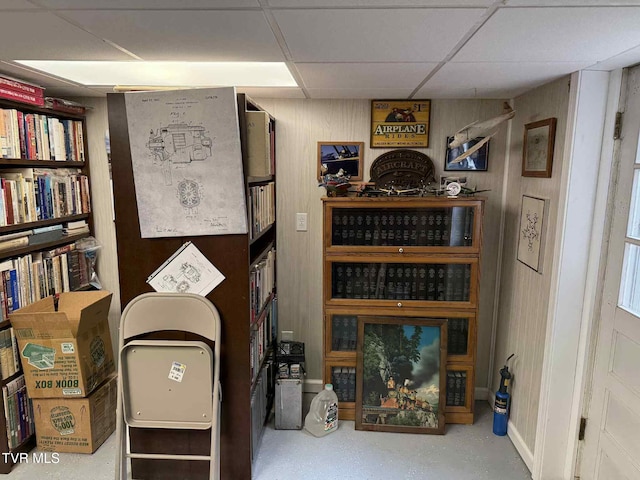 2818 Dungannon Rd, Coeburn, VA 24230 - interior space featuring a paneled ceiling