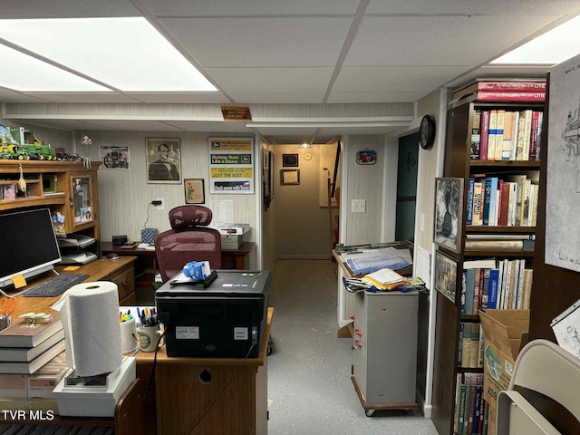 2818 Dungannon Rd, Coeburn, VA 24230 - office space featuring a paneled ceiling
