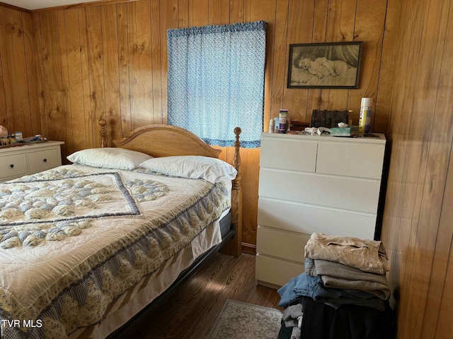 2818 Dungannon Rd, Coeburn, VA 24230 - bedroom with wooden walls and wood finished floors