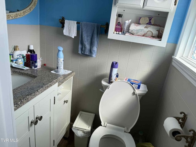 2818 Dungannon Rd, Coeburn, VA 24230 - half bathroom with tile walls and vanity