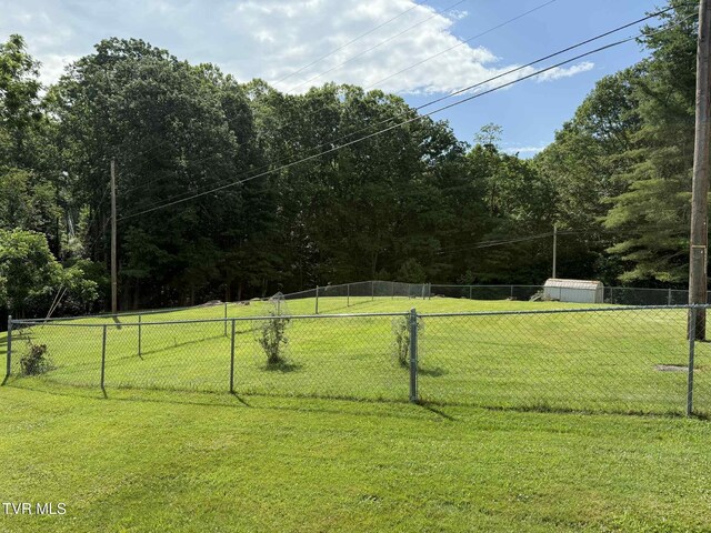 2818 Dungannon Rd, Coeburn, VA 24230 - view of yard with a storage unit