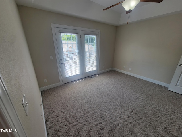 63 Whisper Bnd Unit 1, Johnson City, TN 37604 - spare room with a ceiling fan and carpet