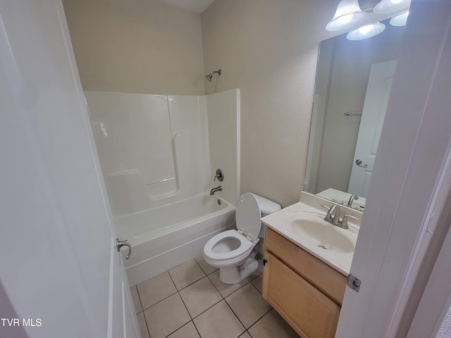 63 Whisper Bnd Unit 1, Johnson City, TN 37604 - full bath with tile patterned floors, vanity, and washtub / shower combination