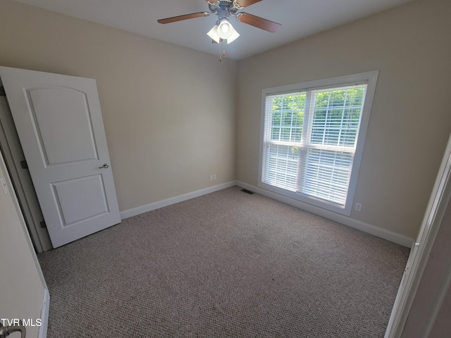 63 Whisper Bnd Unit 1, Johnson City, TN 37604 - spare room with light colored carpet and a ceiling fan