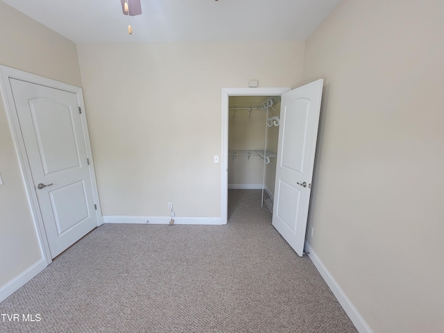 63 Whisper Bnd Unit 1, Johnson City, TN 37604 - unfurnished bedroom with carpet floors and a walk in closet